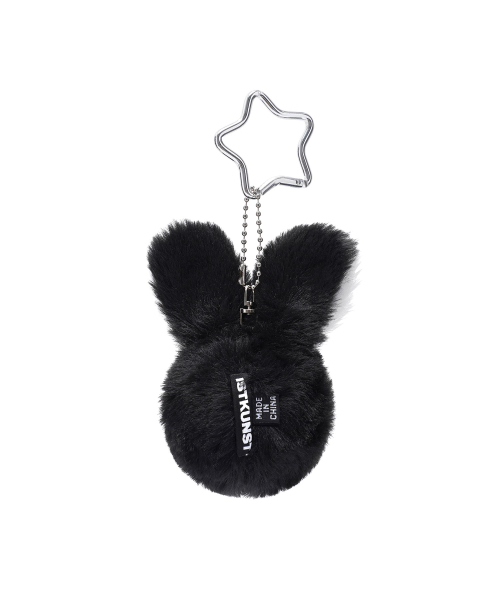 ODD RABBIT FACE DOLL KEY CHAIN_BLACK