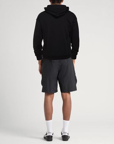Man Sweatshirt Black Size 38 Cotton