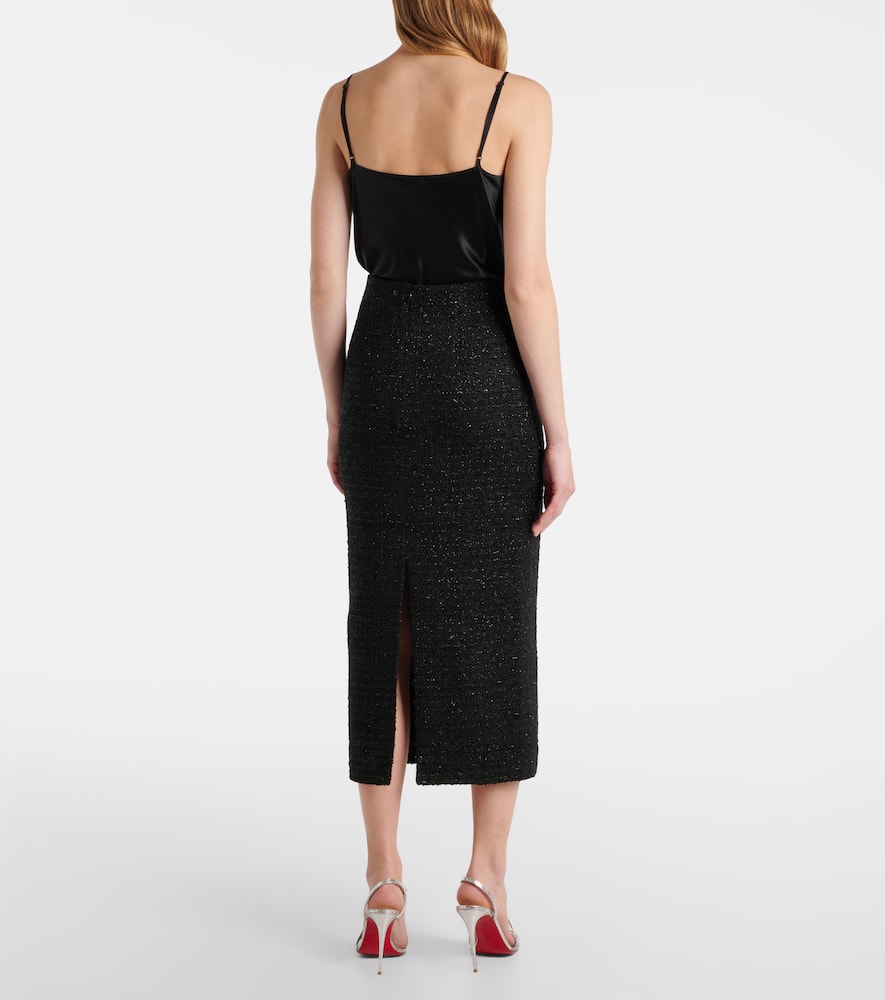 Bouclé pencil skirt
