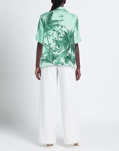 F. r.s. For Restless Sleepers Woman Shirt Light green Size M Silk