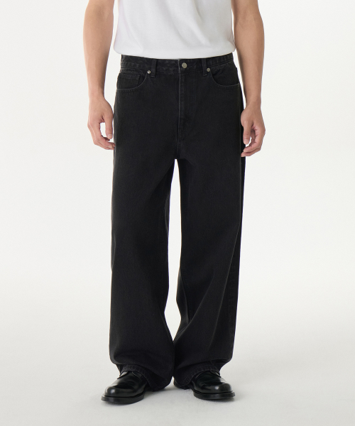 Big Wide Denim Pants