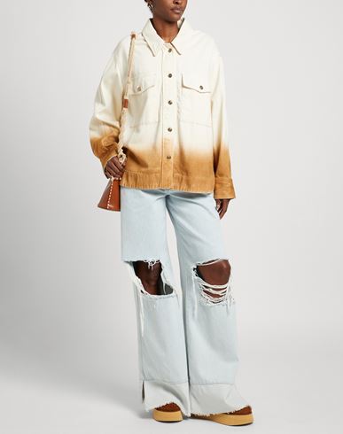 Woman Denim outerwear Beige