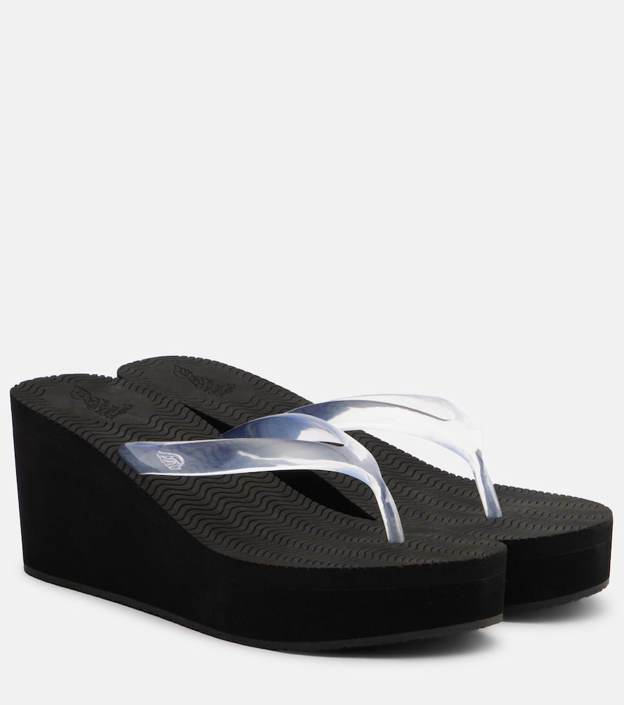 Etheria platform thong sandals