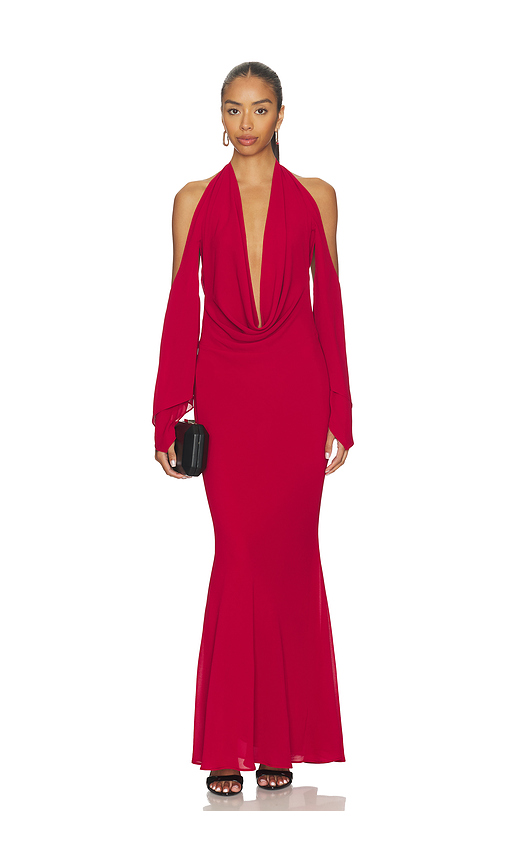 I.am.gia vestido rosanna maxi en color rojo L también en M, S, XL