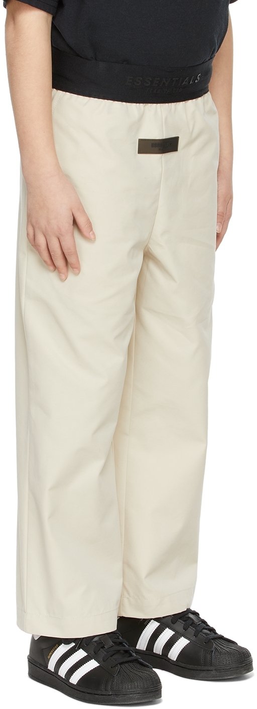 Kids Beige Relax Slacks