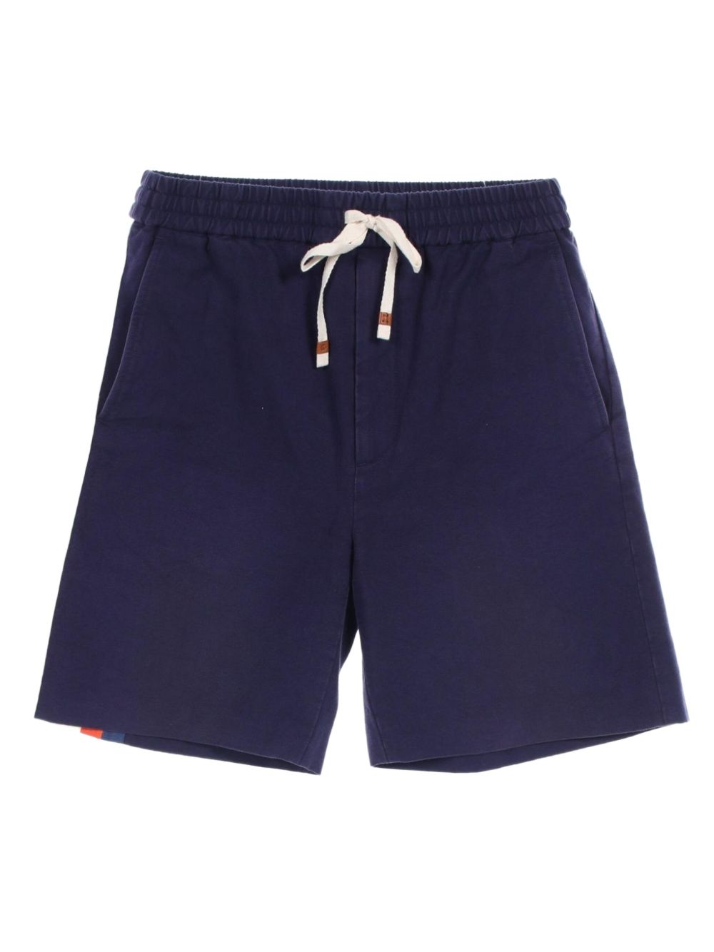 2000s side-stripe track shorts - Blue