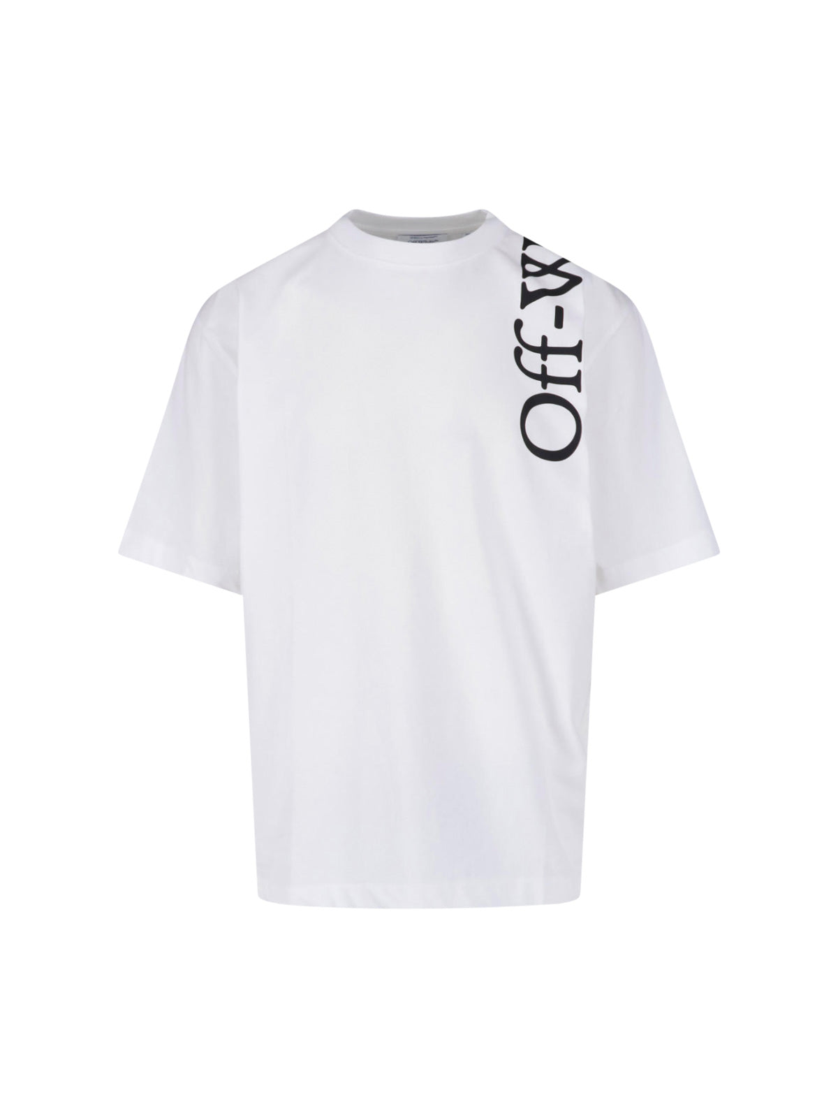 Distressed 100% Cotton Crewneck T-Shirt