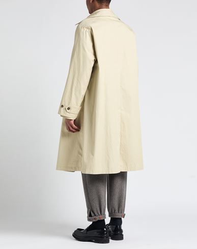 Man Overcoat & Trench Coat Beige Size 36 Cotton