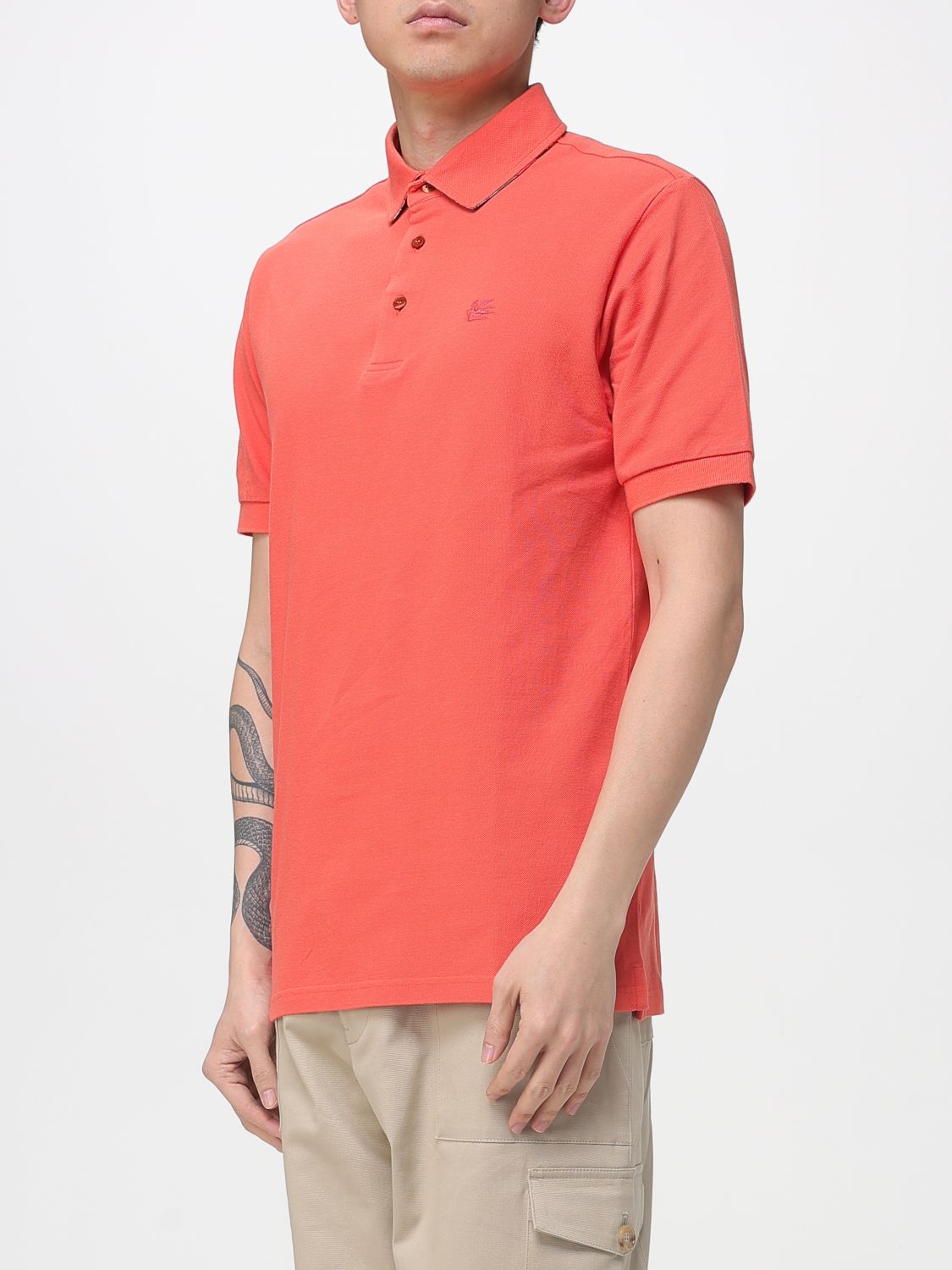 Polo Shirt Men color Red