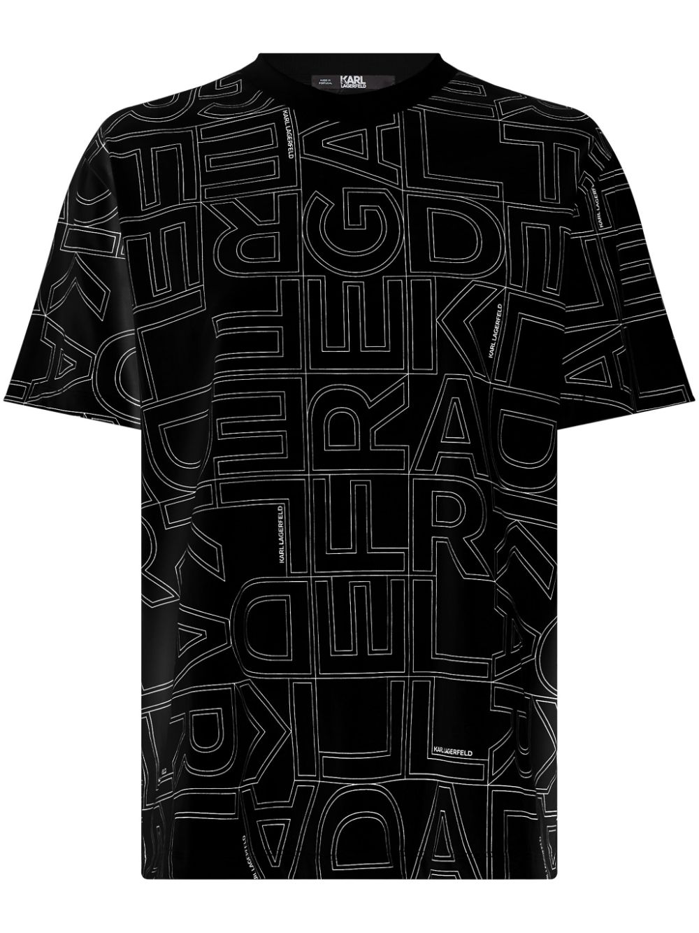 Logo-print cotton T-shirt - Black