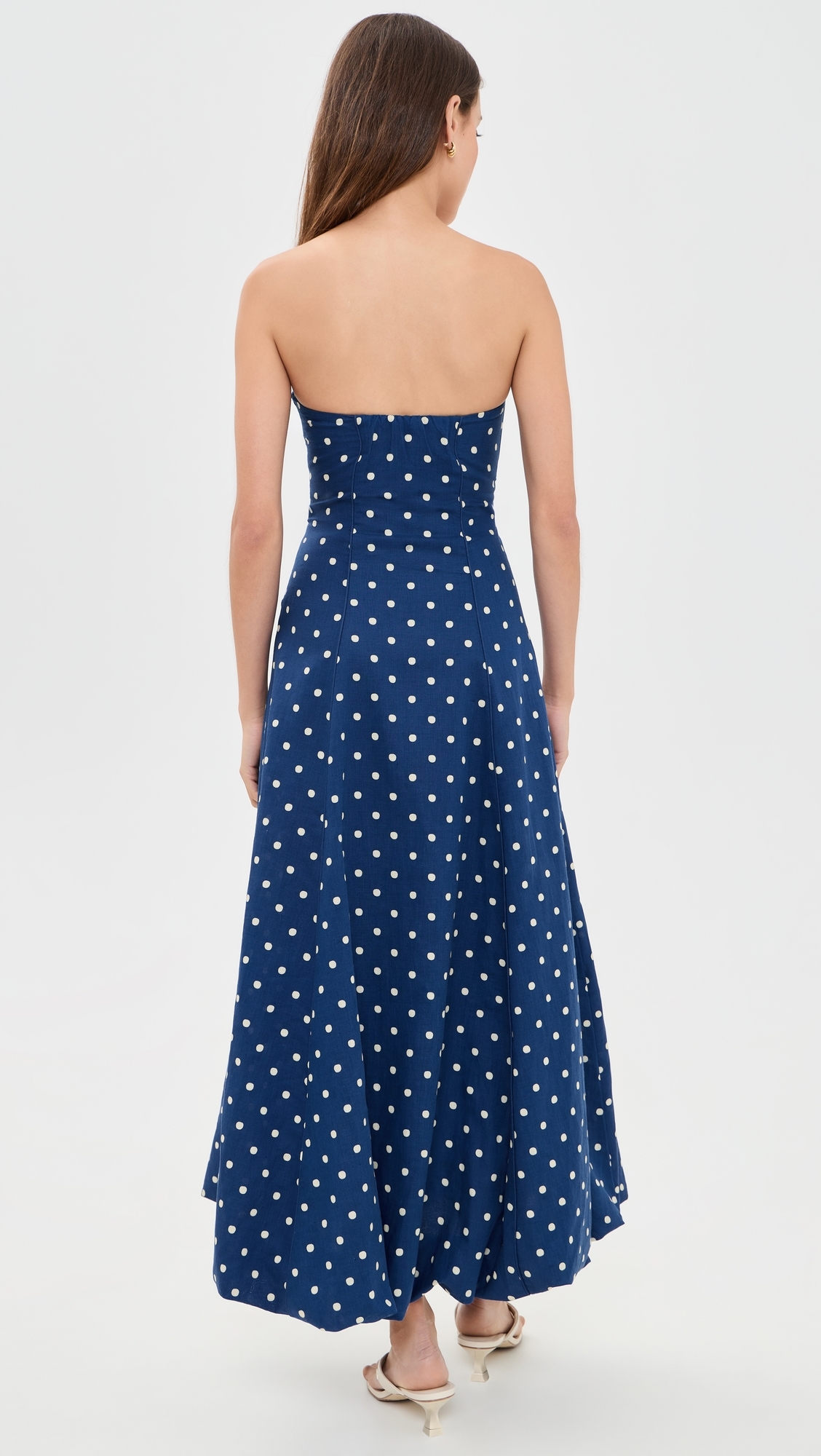 Lily Maxi Dress Navy Yellow