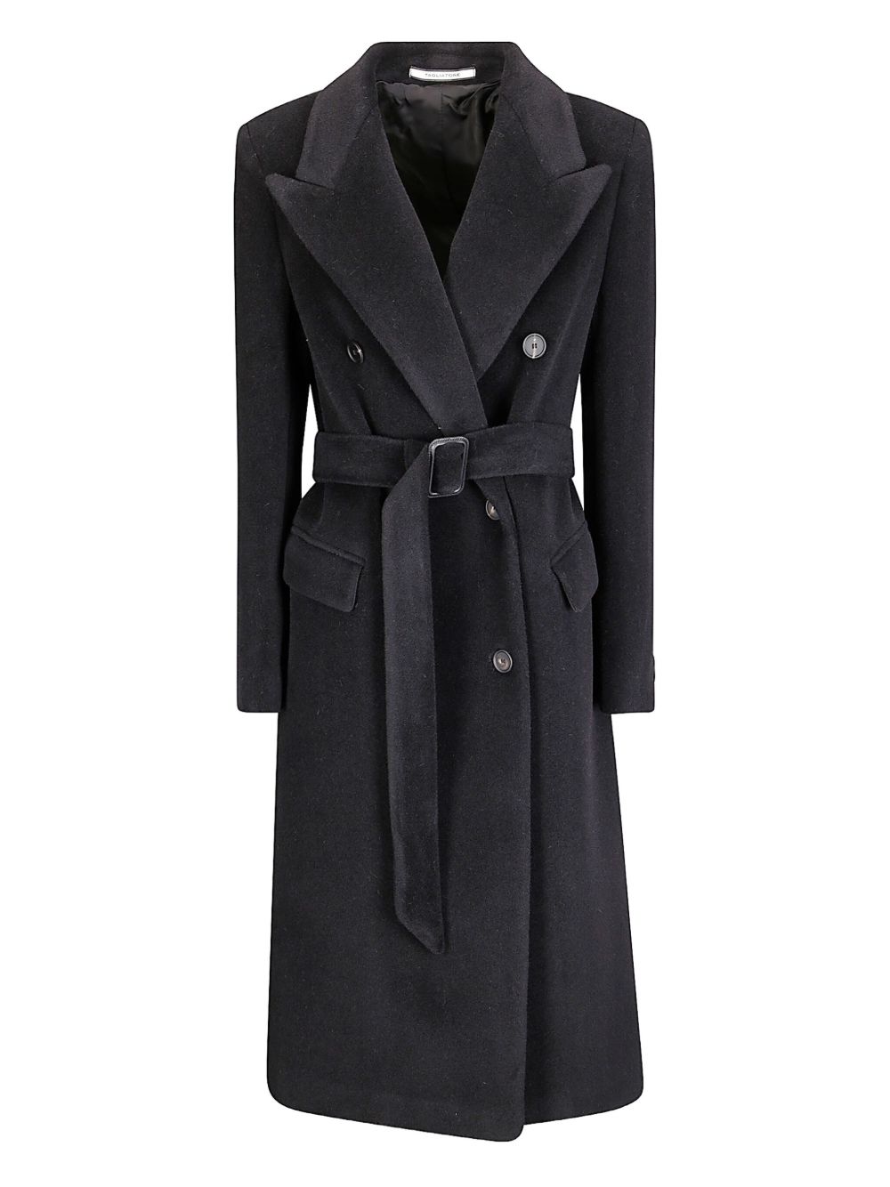 Wool double-breasted coat