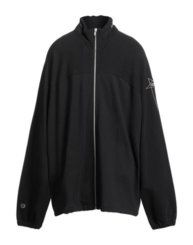 Man Sweatshirt Black Size XL Cotton