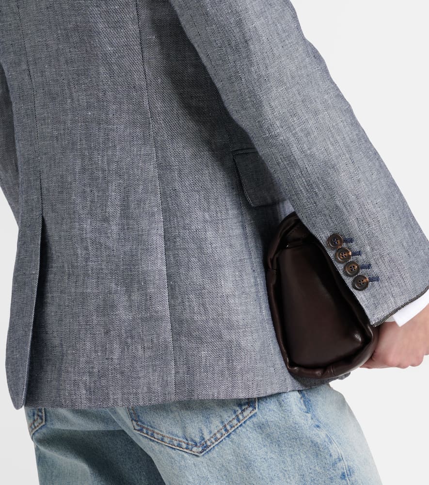 Hemp and linen blazer