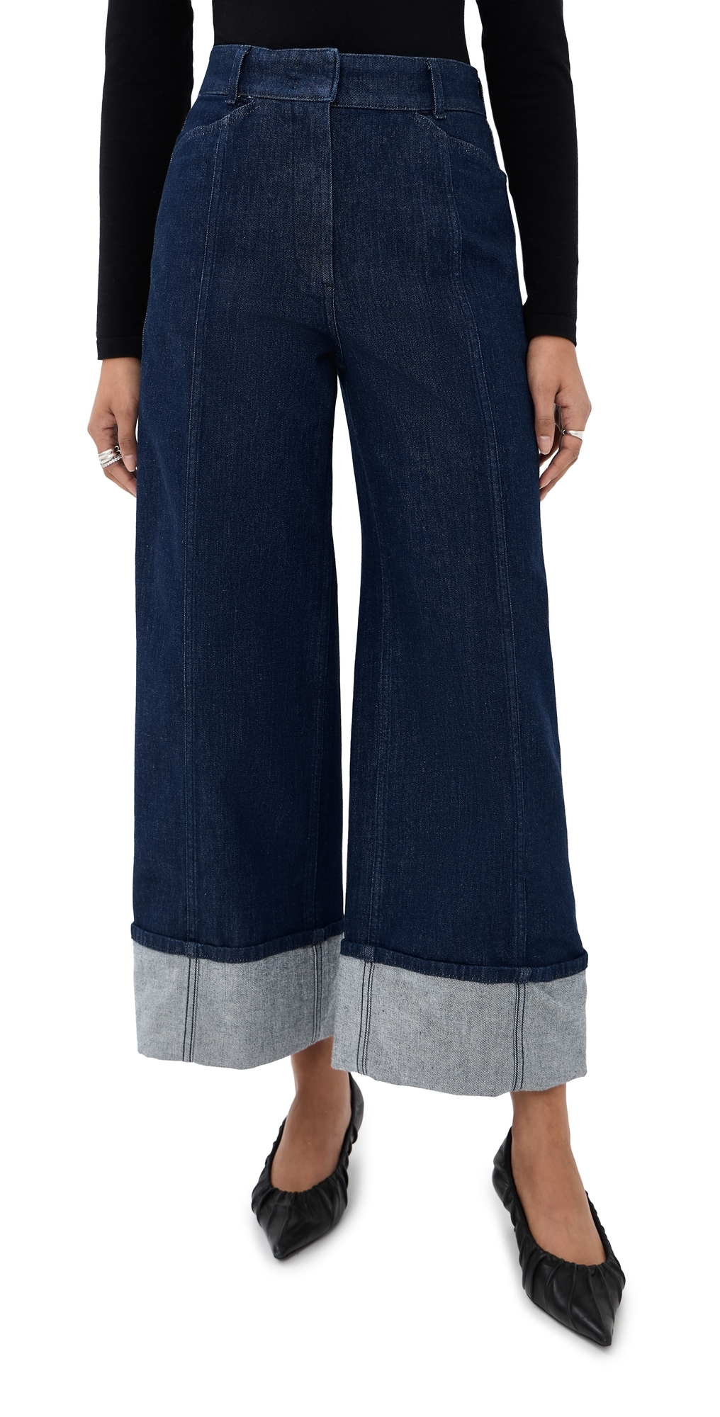 Denim Cuff Pants Rinsed