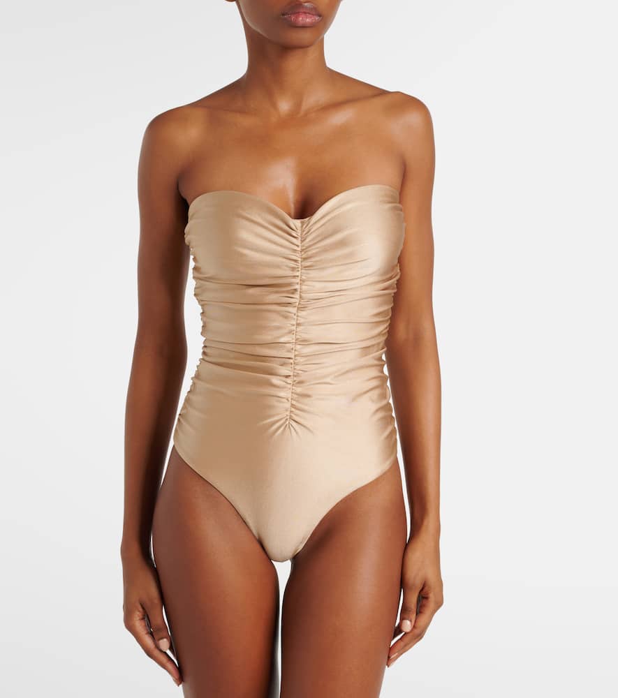 Trophy open-back swimsuit