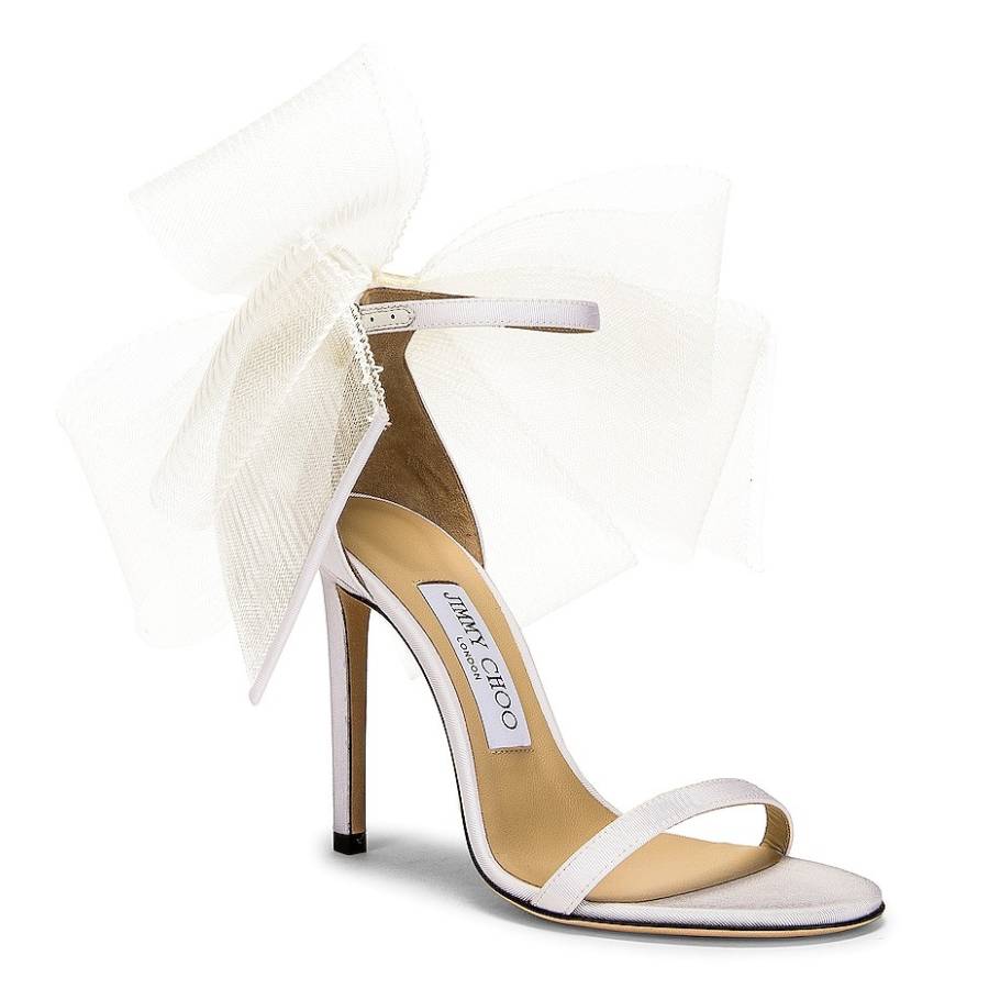 Aveline 100 Asymmetric Bow Deatil Sandals