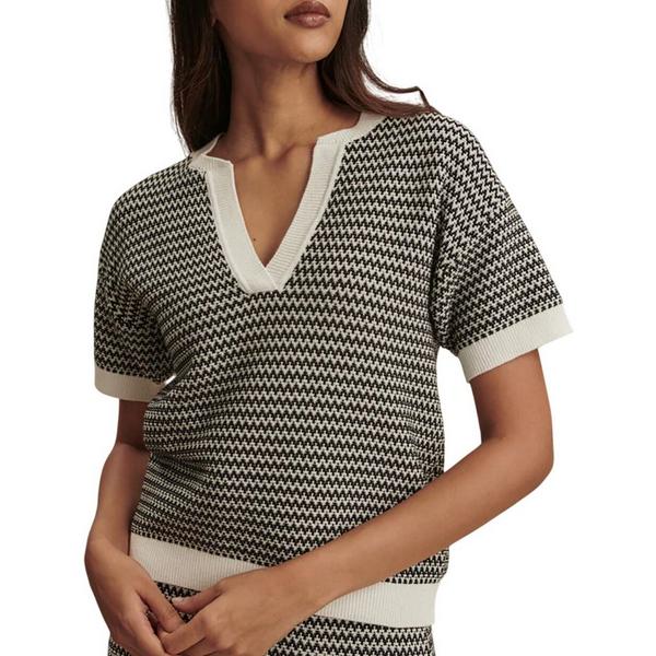 Women's Dora 2.0 Knit Shirt XLarge Snow White/ Black