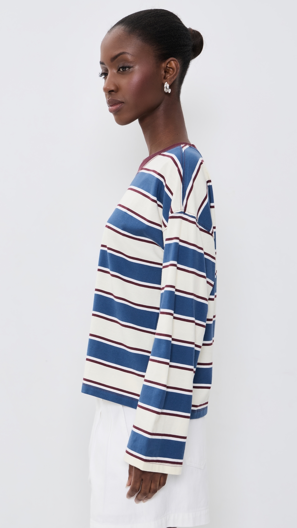 Salinas Easy Long Sleeve Tee Cove Stripe