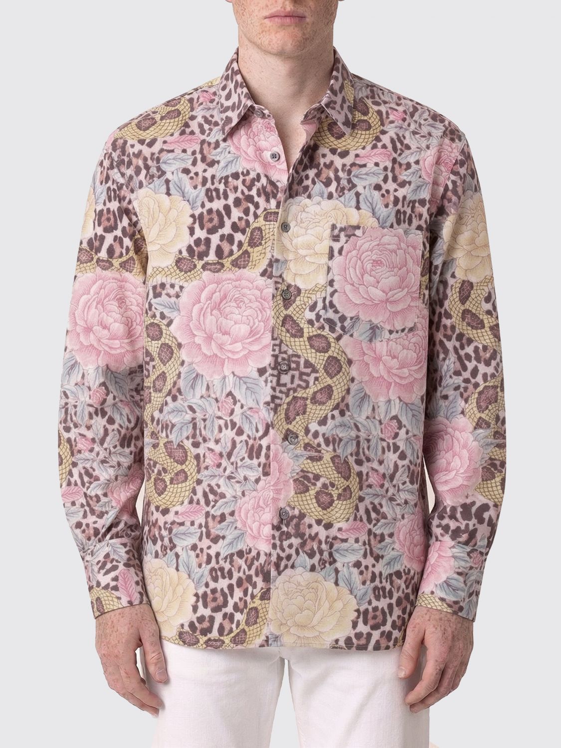 Shirt Men color Orchid