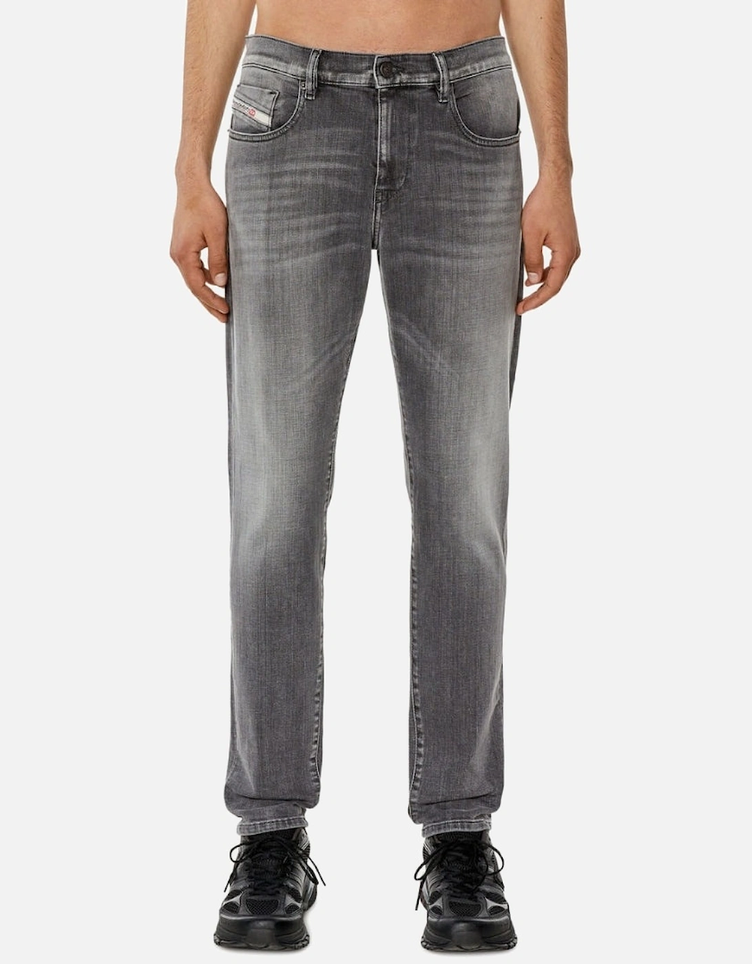 Men's Diesel 2019 D-Strukt Grey Wash Jeans - Size: 28/30