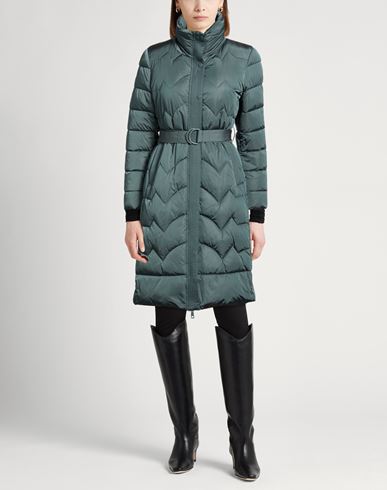 Woman Puffer Deep teal Size M Nylon