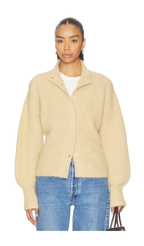 & Reckless Katya Cardigan in Tan. - M also in S