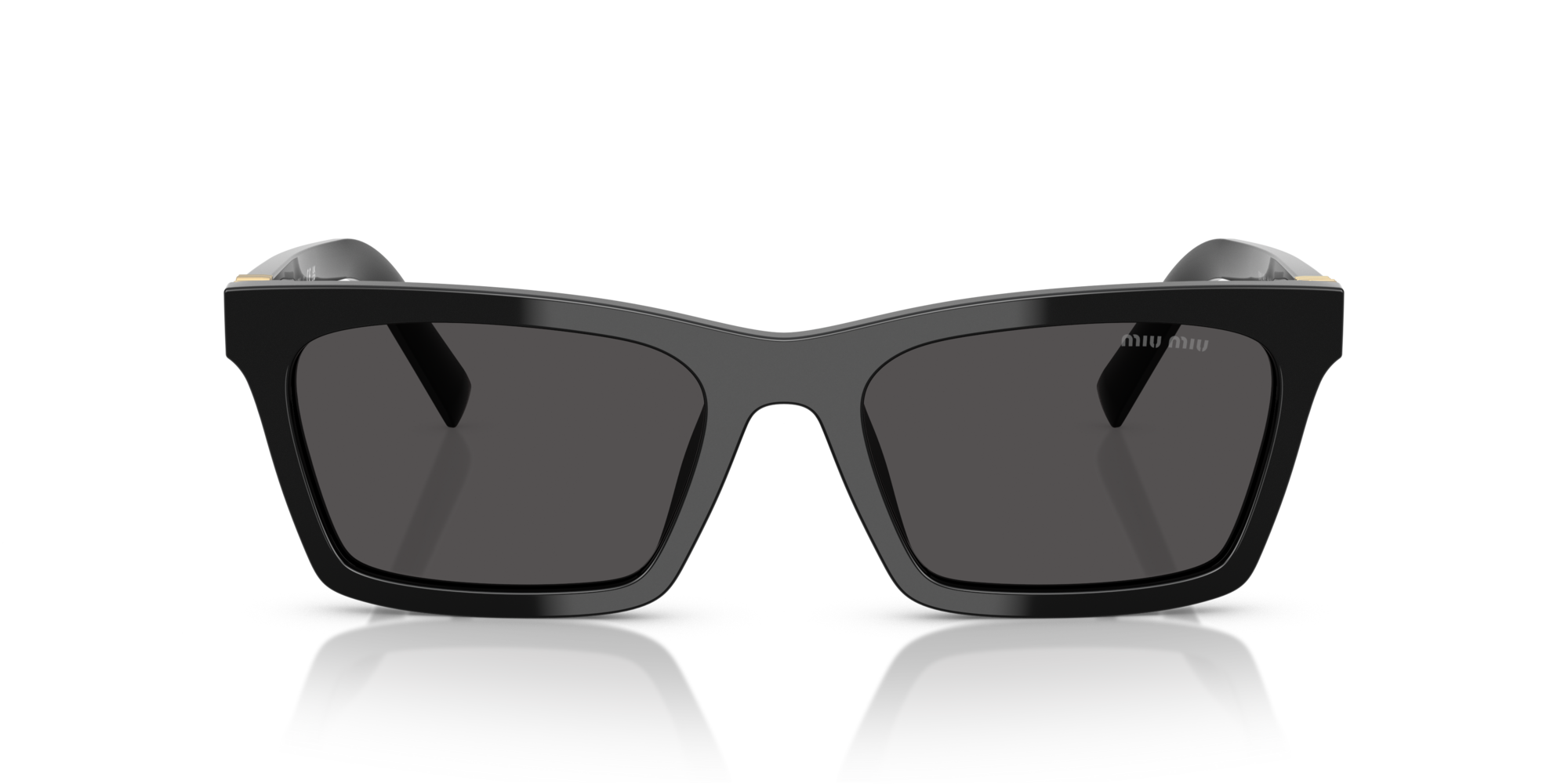Miu Miu Woman Miu Miu MU A05S 16K08Z Sunglasses Acetate Black Grey Squared Norma