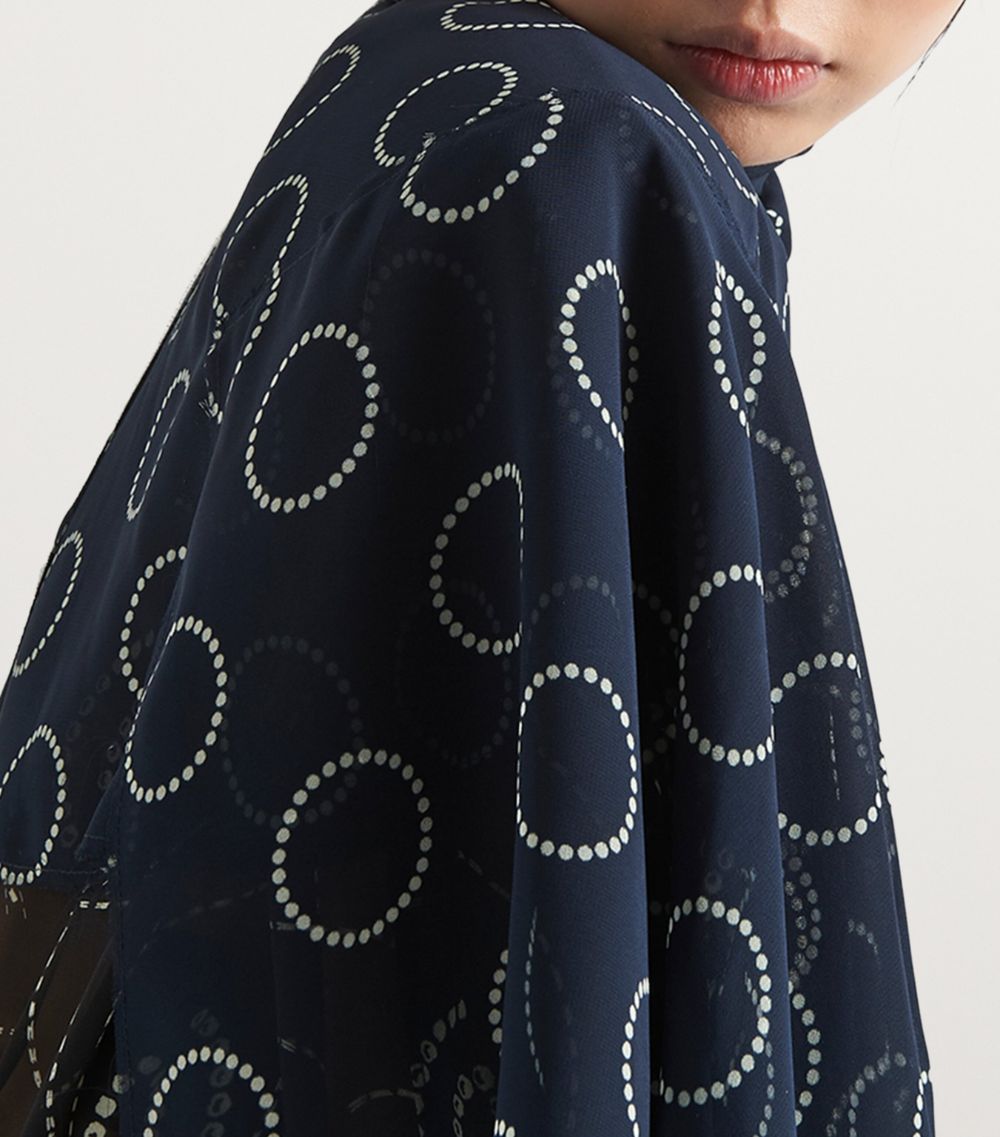 Printed Cropped Cape