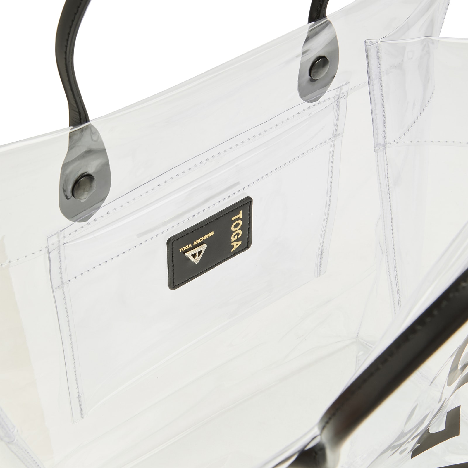 TOGA Logo Tote Bag PVC Clear