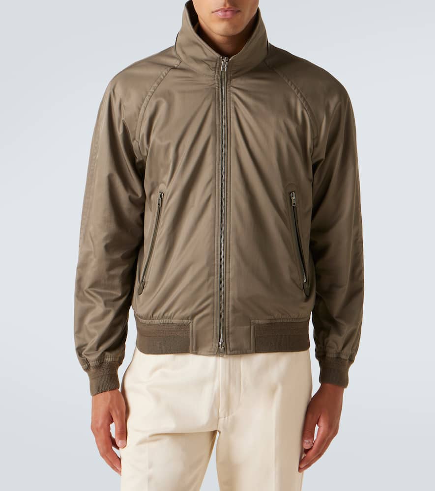 Technical blouson jacket
