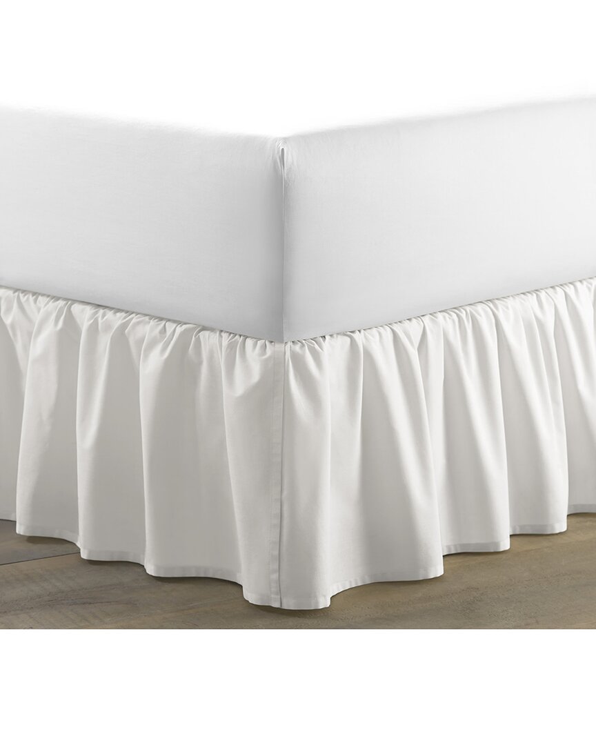 Solid of Cotton Ruffled Bedskirt