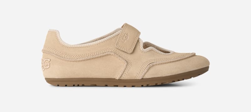 ® Women's Quill Mary Jane Sheepskin Shoes in Sand Castle