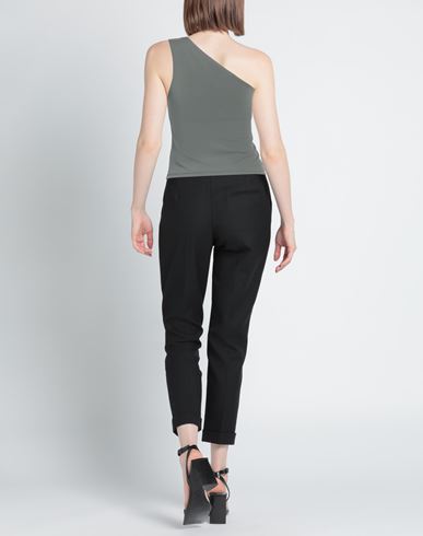 Woman Top Military green Size M Viscose, Polyester, Elastane