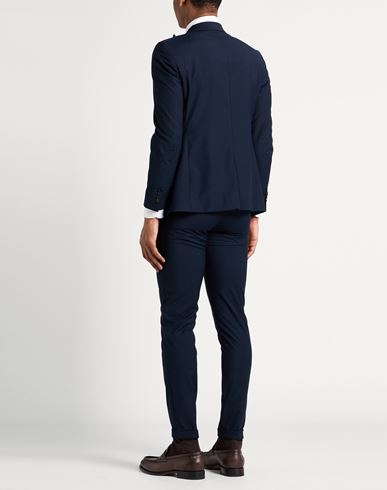 Man Suit Midnight blue Size 34 Polyester, Viscose, Elastane