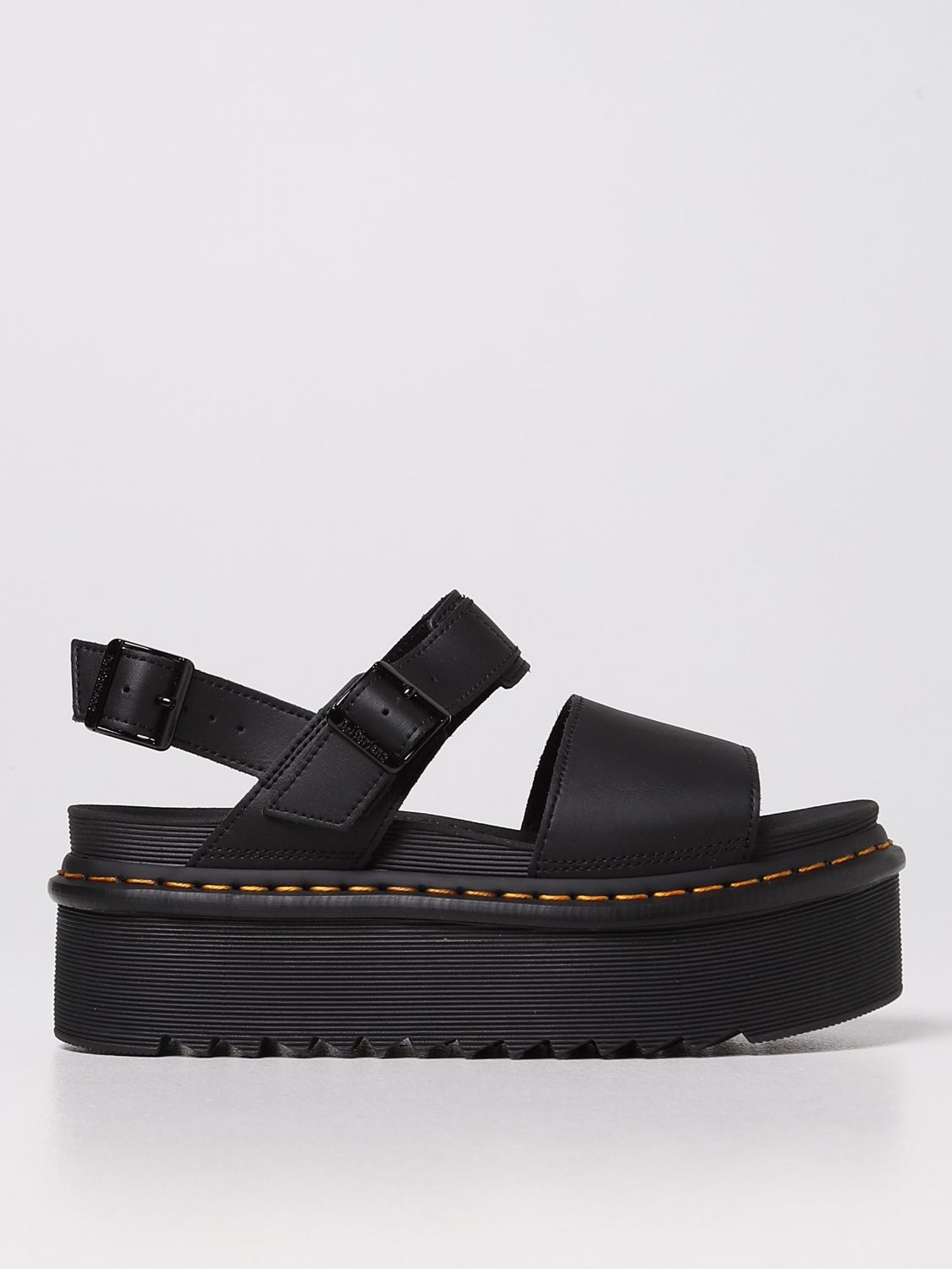 Voss Quad sandal in rubberized leather