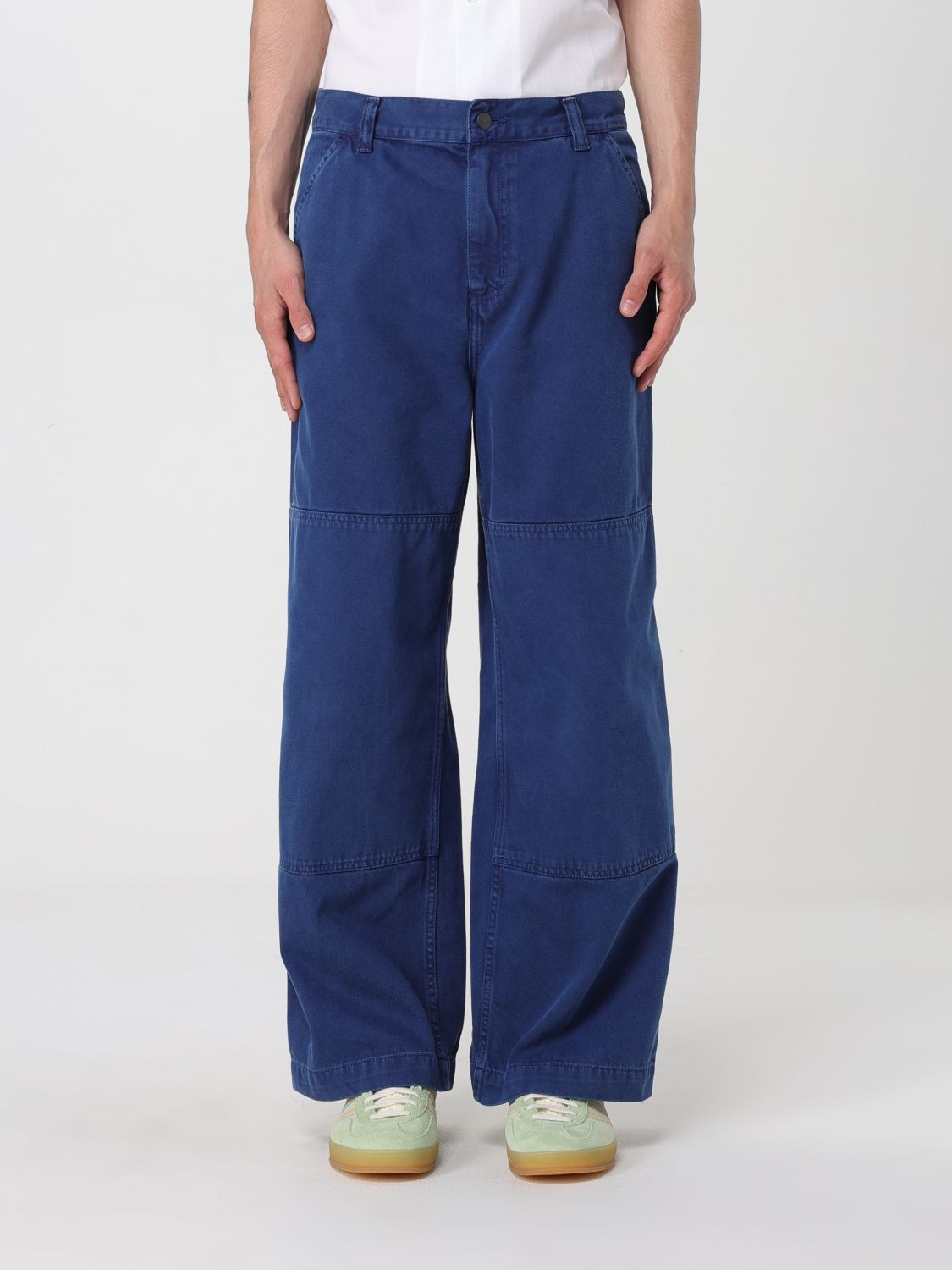 Pants Men color Blue