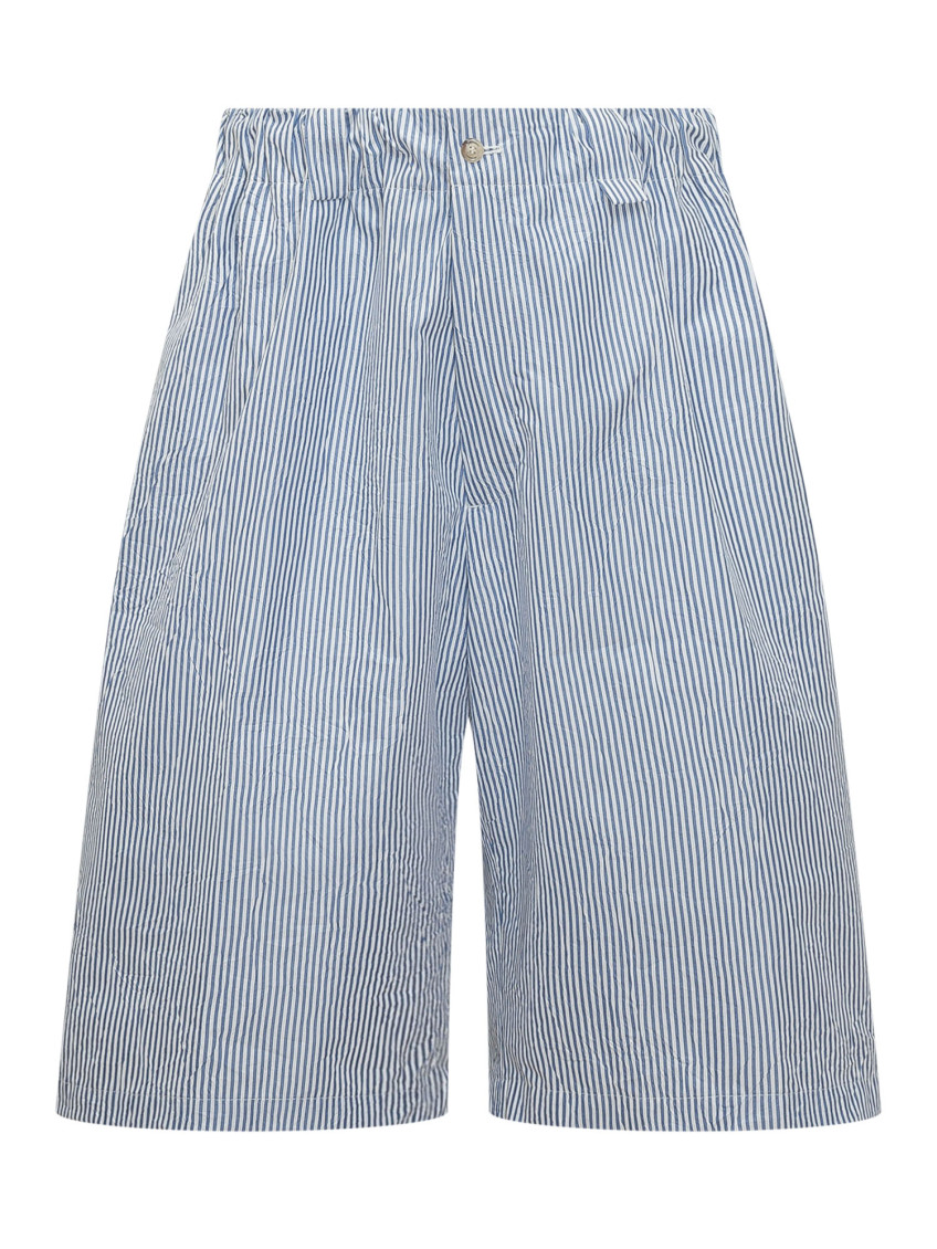 Blue Striped Shorts