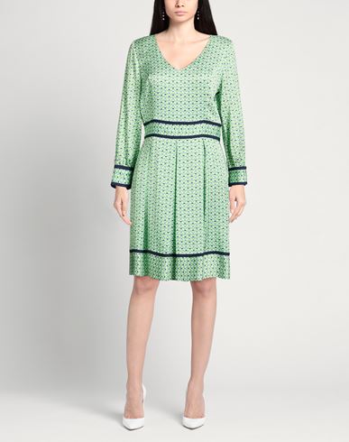 Woman Midi dress Green Size 6 Viscose