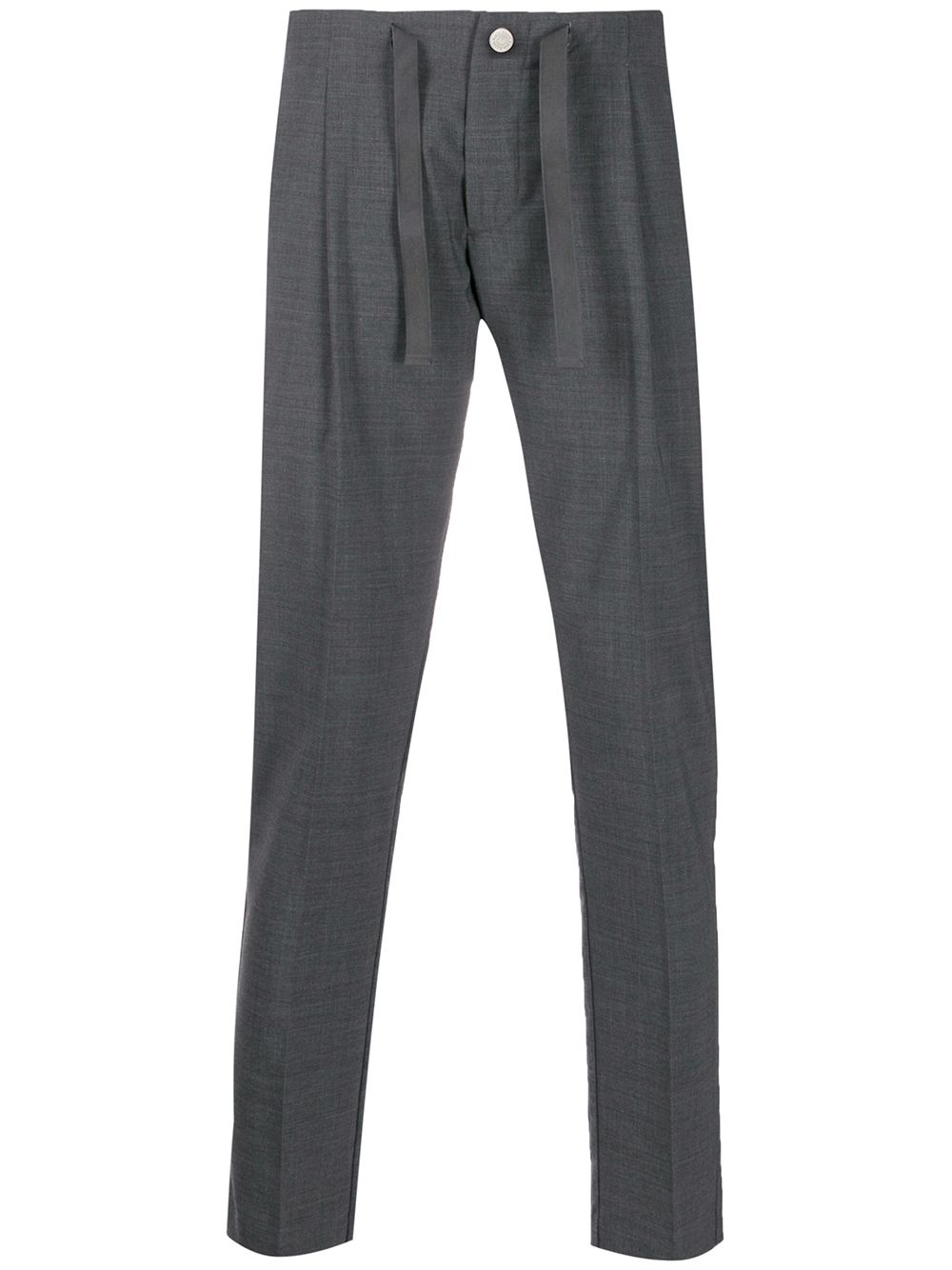 Micro pleats tailored trousers - Grey