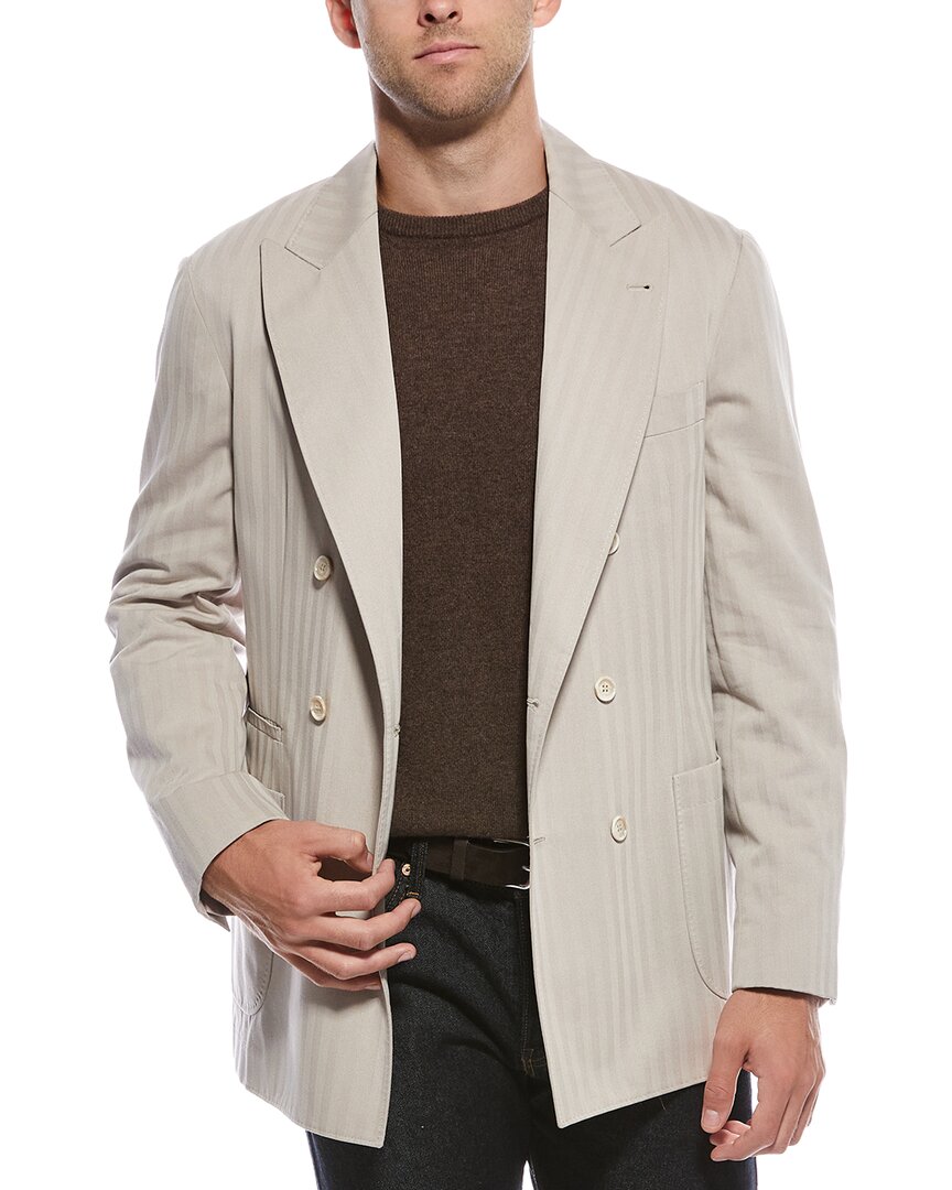 Silk-Blend Blazer