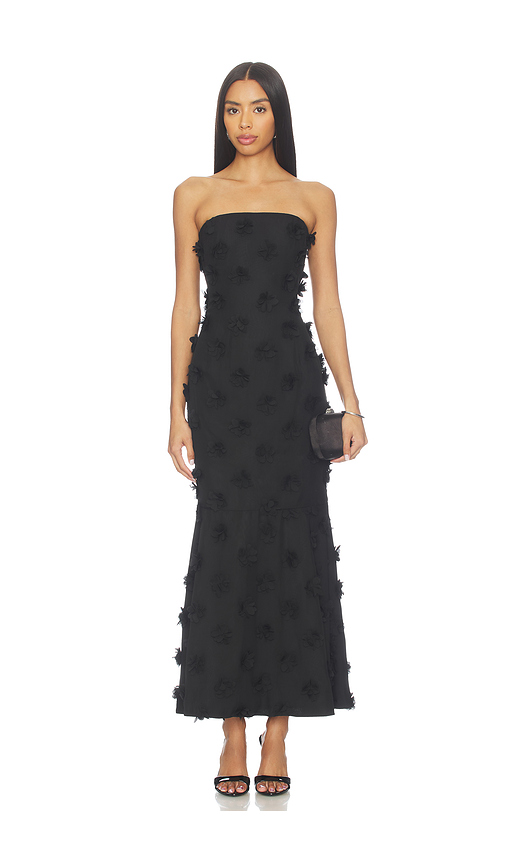 Generation Love Sidona Floral Dress in Black. L. Also in XS, S