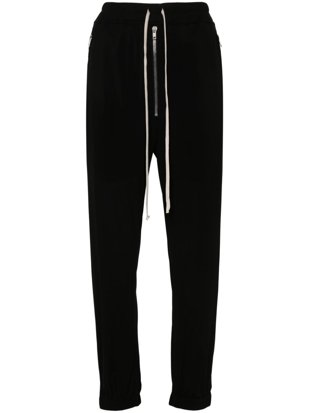 Drop crotch track pants - Black