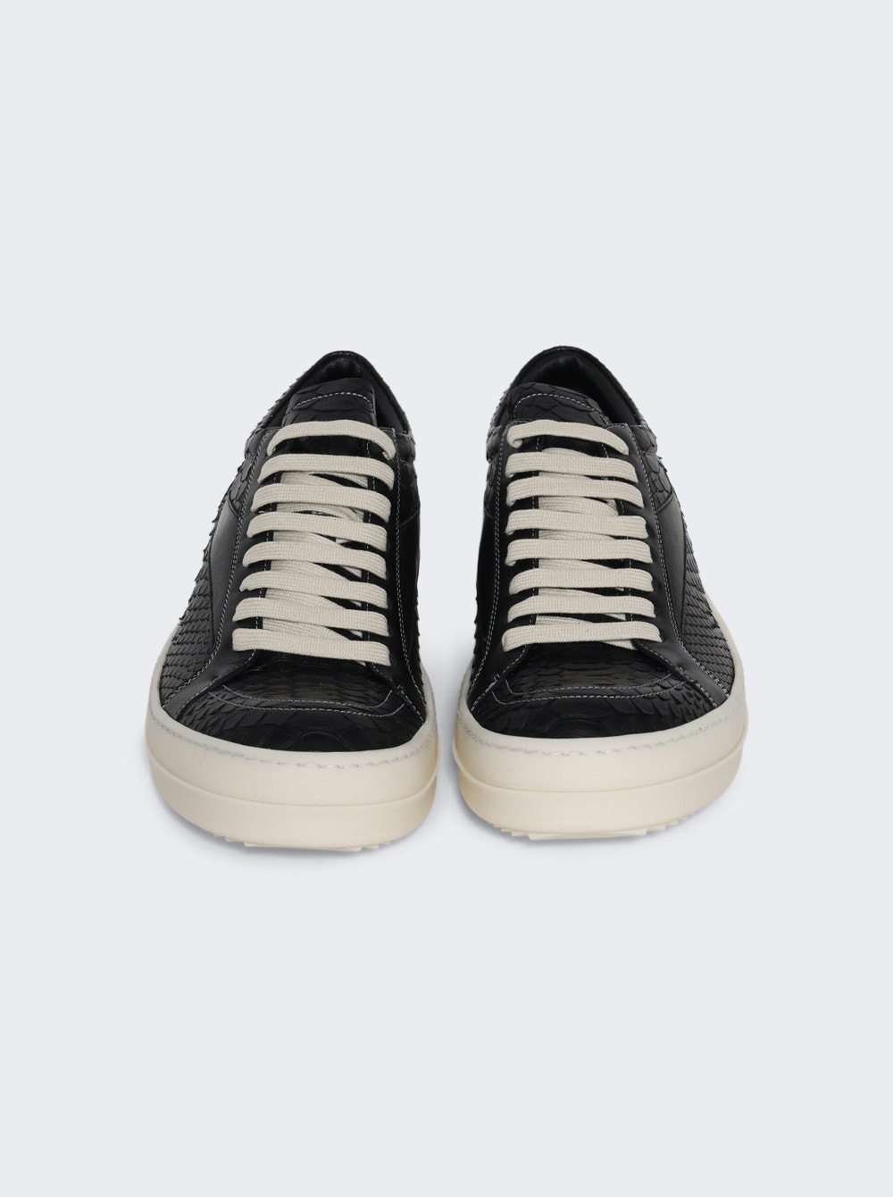 Temple Vintage Python Sneakers Black