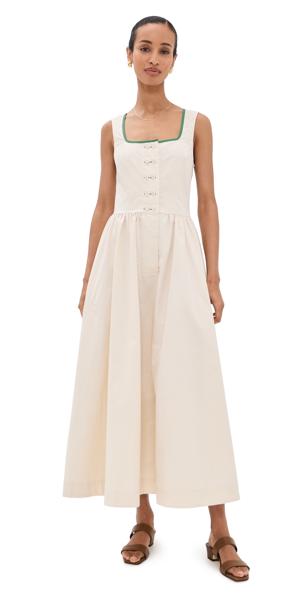 Reese Midi Dress Cream