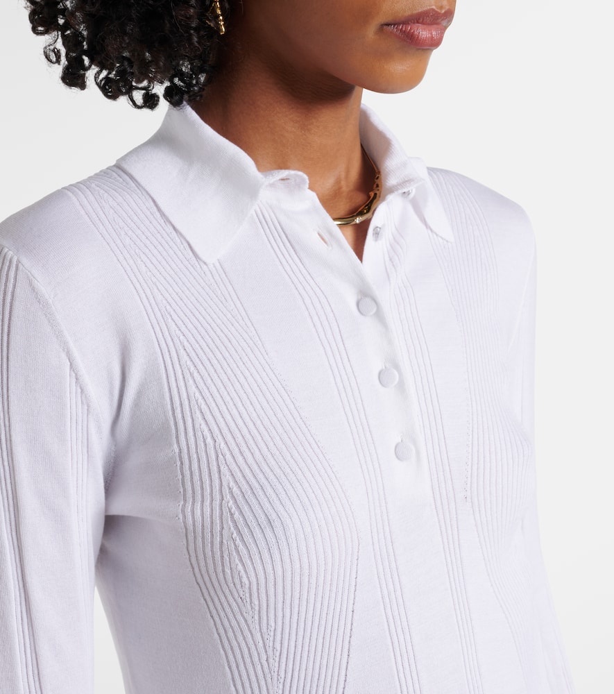 Touria cotton polo sweater