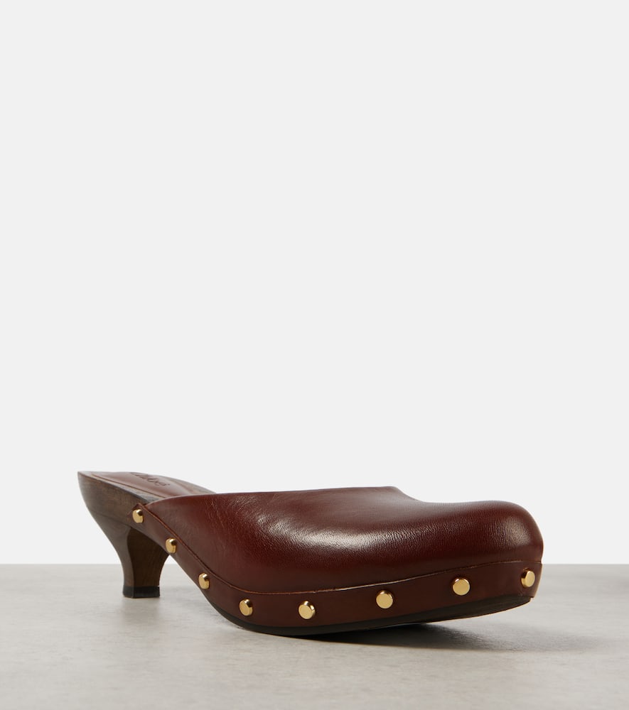 Chloé Nil shearling-lined leather sandals