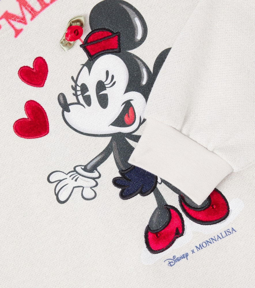 X Disney printed cotton-blend sweatshirt