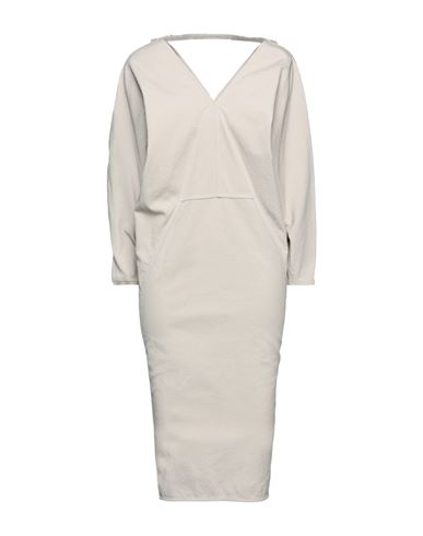 Woman Midi dress Taupe Size 2 Cotton, Viscose, Elastane, Polyamide
