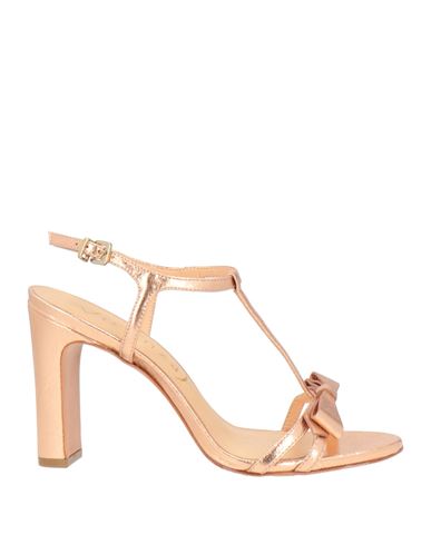 ) Woman Sandals Copper Size 7 Leather